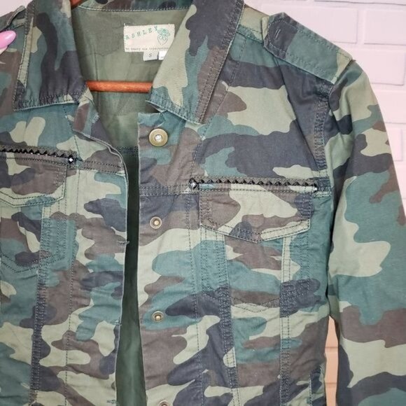 Ashley cropped camouflage jacket‎ - Picture 7 of 8